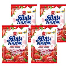義美 知心水果軟糖 草莓風味, 94.5g, 4袋