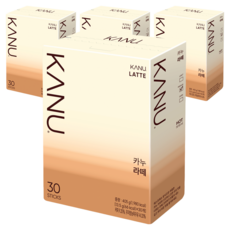 카누 라떼 스틱커피, 13.5g, 30개입, 4개