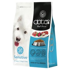 doter 寵愛物語 低敏犬 低敏保健 犬飼料 澳洲羊肉絨, 1.5kg, 1袋