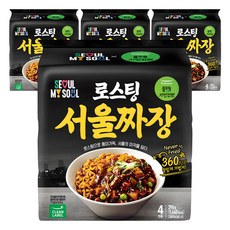 풀무원자연건면 로스팅 서울 짜장 99g, 16개