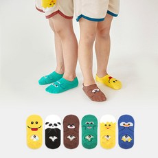 GGRN 兒童隱形襪6雙組