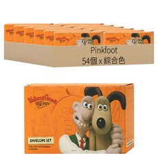 PINKFOOT 華力士與高樂氏 橫式信封組, 54個, 綜合色