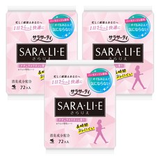 KOBAYASHI 小林製藥 消臭元 衛生護墊 天然亞麻布香, 14*5.7cm, 72片, 3包