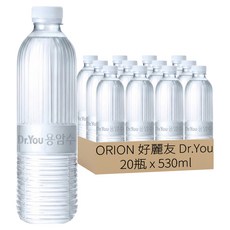 ORION 好麗友 Dr.You 無標籤濟州熔岩水, 530ml, 20瓶