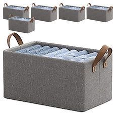 鋼架收納盒 46 x 30 x 20cm 453g, 6個, 灰色