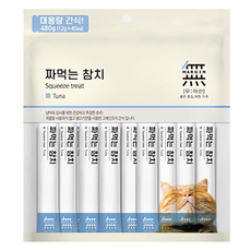 무마진 고양이 짜먹는 간식, 참치, 480g, 1개