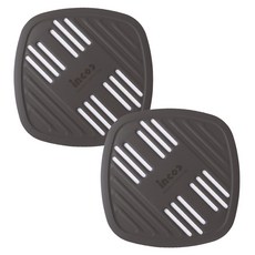 incoc 韓國製電磁爐保護墊 烤盤型, 2個, 巧克力棕色