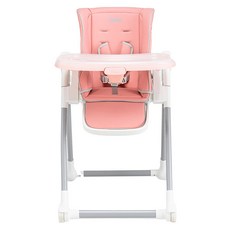 Nuby 多段式兒童高腳餐椅, 優雅灰粉