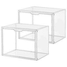 無隔板包包展示盒 SN0786 35.5 x 26.5 x 21.5cm, 透明色, 2個