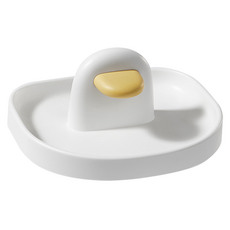 더자카 파스텔 냄비뚜껑 조리도구 거치대, 화이트, 1개