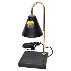 大理石融蠟燈 定時調光款 霧面黑+黑大理石, 黑色