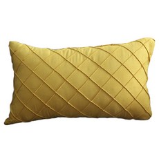 Market A 麂皮格紋枕頭套