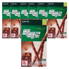 LOTTE 樂天 PEPERO杏仁巧克力棒, 32g, 7盒