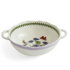 포트메리온 보타닉가든 테라스 만두그릇 윈드 플라워, 화이트 + 그린 + 바이올렛 + 브라운, 1개