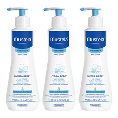 mustela 慕之恬廊 爽身潤膚乳, 300ml, 3罐