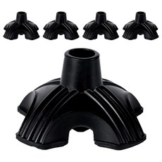 Dr.펠리스제이 防滑拐杖橡膠頭墊片 22mm 4腳, 黑色, 5個