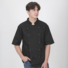 雙排珍珠扣廚師服 O135