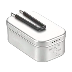 Campingmoon 柯曼 鋁製飯盒 S-1609 小, 白色, 1個