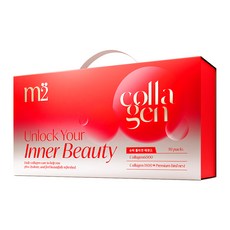 m2 美度 超能膠原珍珠燕窩雙飲禮盒 超能膠原飲 50ml 15包 + 珍珠燕窩膠原飲 35ml 15包, 1275ml, 1盒