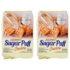 BISKITOP 鬆脆餅 原味 全素 14包, 280g, 2袋