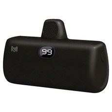 MCK 科技 迷你口袋行動電源 22.5W PD快充 直插式, MCK-MPB001-8K, 黑色