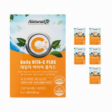 Naturalize 日常維他命C補充粉隨身包 20包入, 40g, 6盒