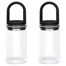 prepara EVAK 트라이탄 원두보관용기 미디엄, 2개, 밀폐용기