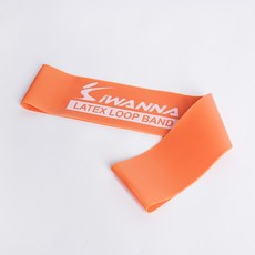아이워너 라텍스 스쿼트 루프밴드 0.5mm, 오렌지, 1개