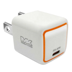MEGA KING 30W氮化鎵PD旅充頭 單孔Type-C快充 手機平板充電器 輕巧旅行必備, 白色, 1個