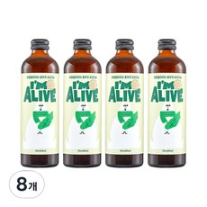 I'M ALIVE 玻璃瓶康普茶 原味, 315ml, 8個, 1個