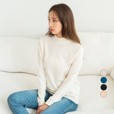 CARET 女款日常半高領針織衫