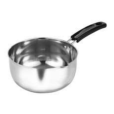 HIKARI 日光生活 304單把湯鍋, 18cm, 不鏽鋼, 1個