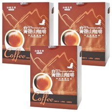 TAIYEN 台塩生技 台灣鹽山咖啡禮盒二合一, 34包, 3盒