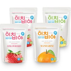 이치비야 프리미엄 동결건조 과일칩 새콤한 맛 딸기 2p + 감귤 + 파인애플, 62g, 1세트