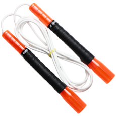 JFROPE Twinkle Freestyle Tornado 高速跳繩, 紅色 + 白色條紋