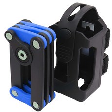 BOSVISION 博士威 高強度合金自行車折疊鎖 (BV-8796BL) 藍色, 1個