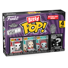 펀코 비티팝 디즈니 The Nightmare before Christmas 산타 잭 4pk 피규어, 1세트