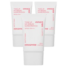 이니스프리 톤업 노세범 선스크린 EX SPF50+ PA++++, 60ml, 3개