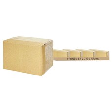 咪咪購物 紙箱, 牛皮紙棕色, 150個