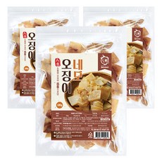 해야미 네모 오징어, 180g, 3개