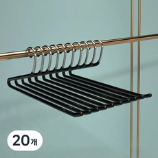 日常館 防滑褲架, 黑色, 20個