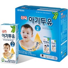 삼육두유 아기두유 2단계, 두유, 16개, 190ml