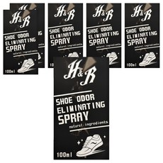 H&R 安室家 鞋子除臭噴霧 Set, 100ml, 6盒
