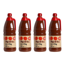 식자재왕 옛날 돈까스소스, 1.9kg, 4개