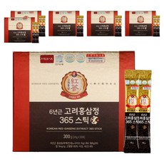Jungwonsam 6年產高麗紅蔘精 30條入+提袋, 300g, 6盒