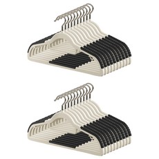 BangJiaShi 幫家適 無痕衣架 10個, 曜夜黑, 2組