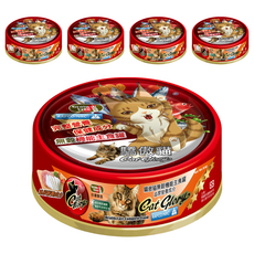 Cat Glory 驕傲貓 無穀機能主食罐 泌尿營養配方, 白鮪魚+雞肉, 85g, 5罐