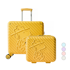 큐랑 피너츠 시애틀 스누피 기내용 미니캐리어+미니백 세트 12인치+18인치