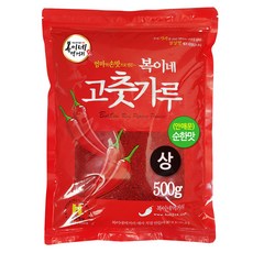 복이네먹거리 중국산 안매운 고춧가루 상 찜용, 500g, 1개