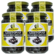 Macarico 瑪卡麗蔻 去籽黑橄欖, 345g, 4罐